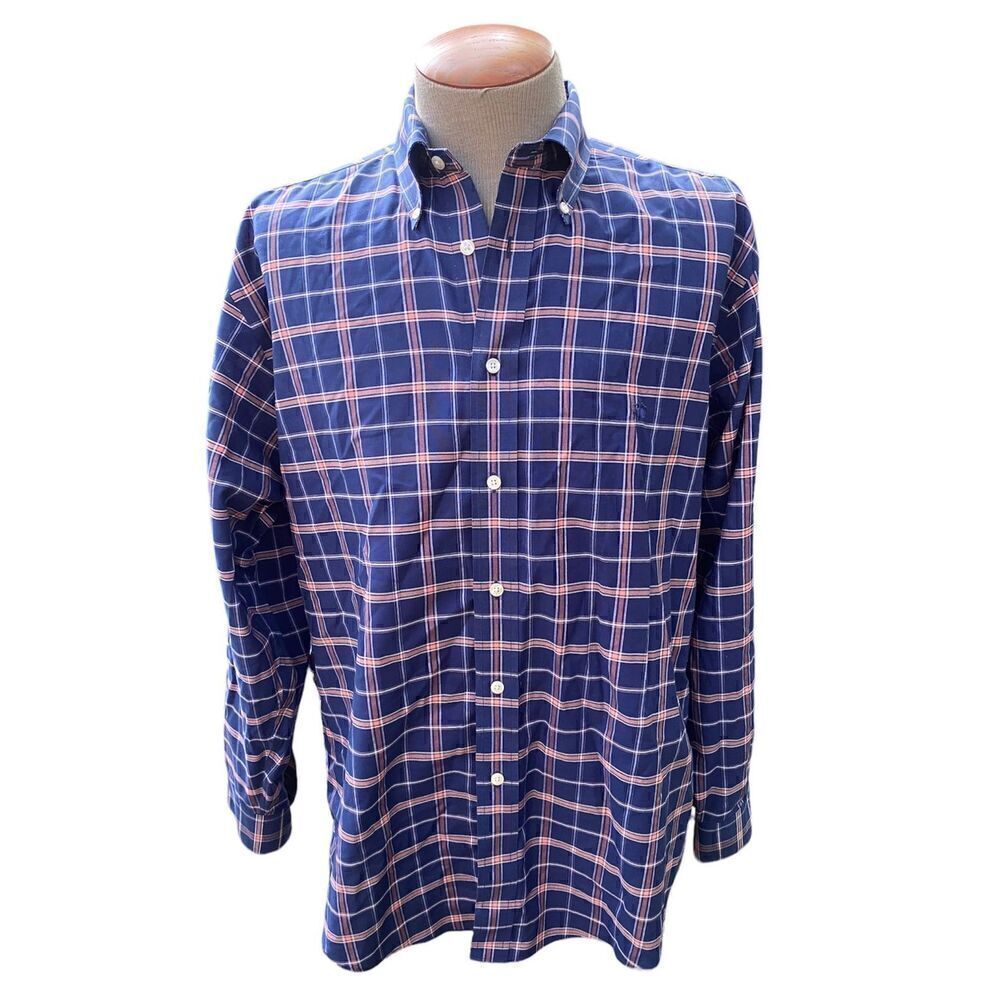 Brooks Brothers Men’s Madison Button Down 100% Supima Cotton No Iron Size L